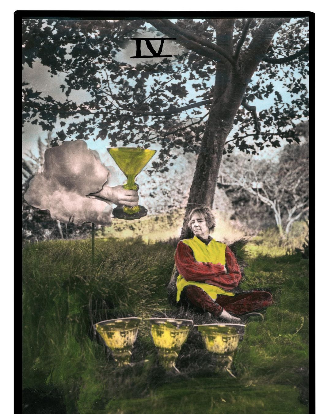 4 of cups. Our new set of photographic tarot cards,”Journey to the Tower ” are r…