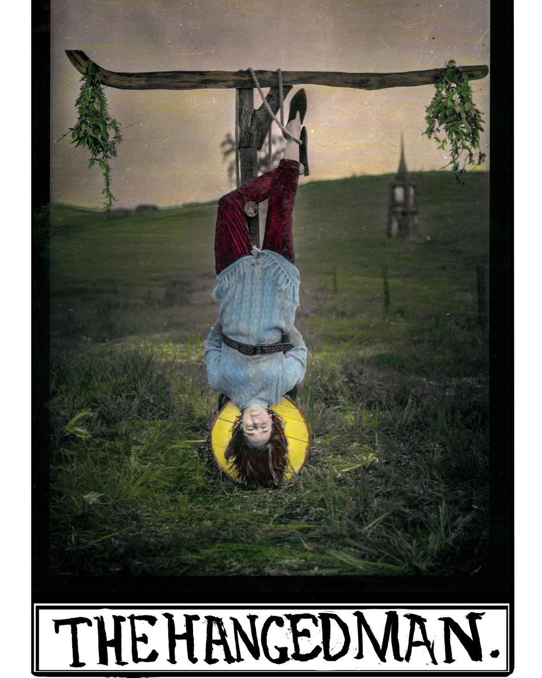 The hanged man. Out new set of hand colored photographic tarot cards are ready f…