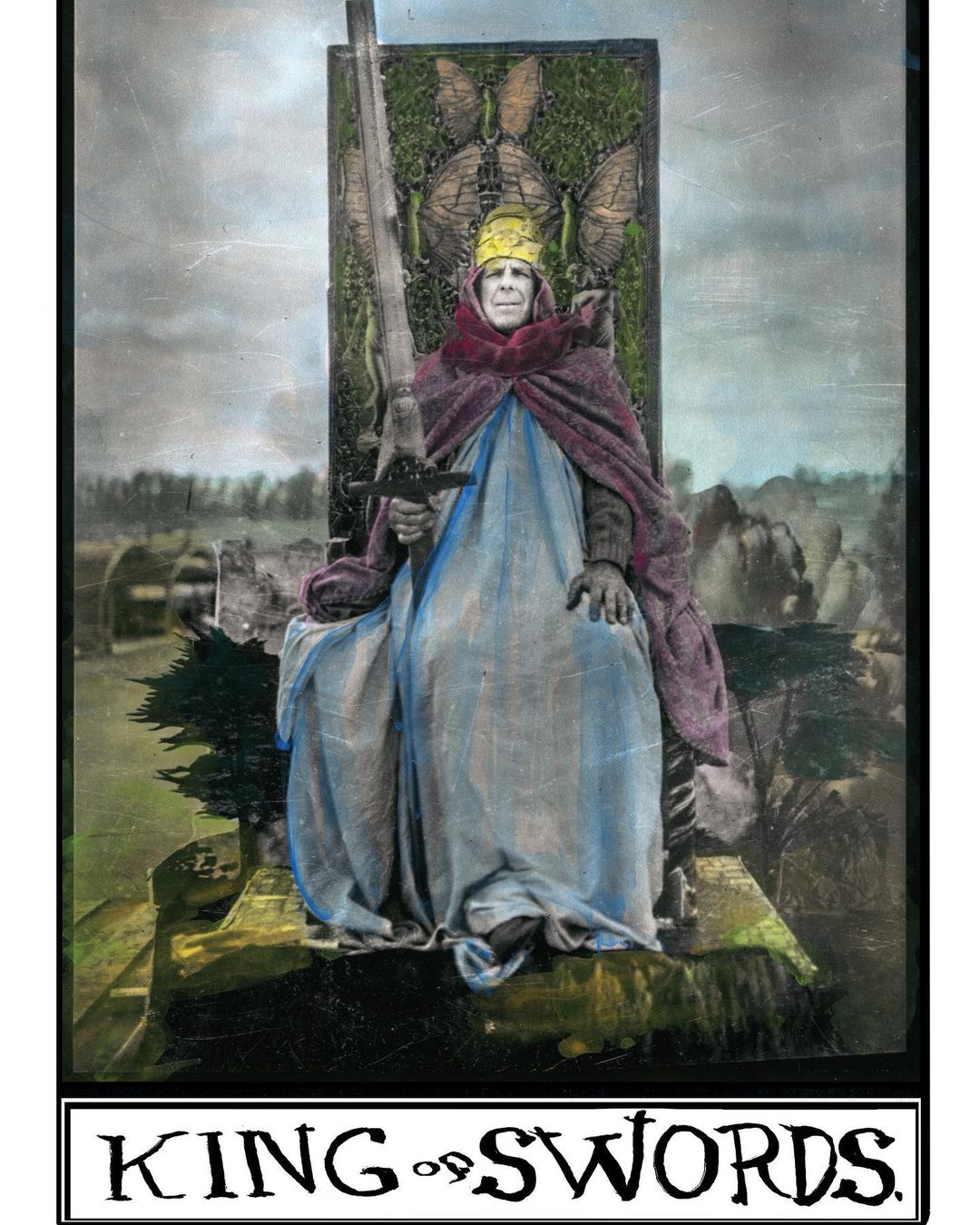 King of swords.  Our new set of hand colored photographic tarot cards “JOURNEY T…