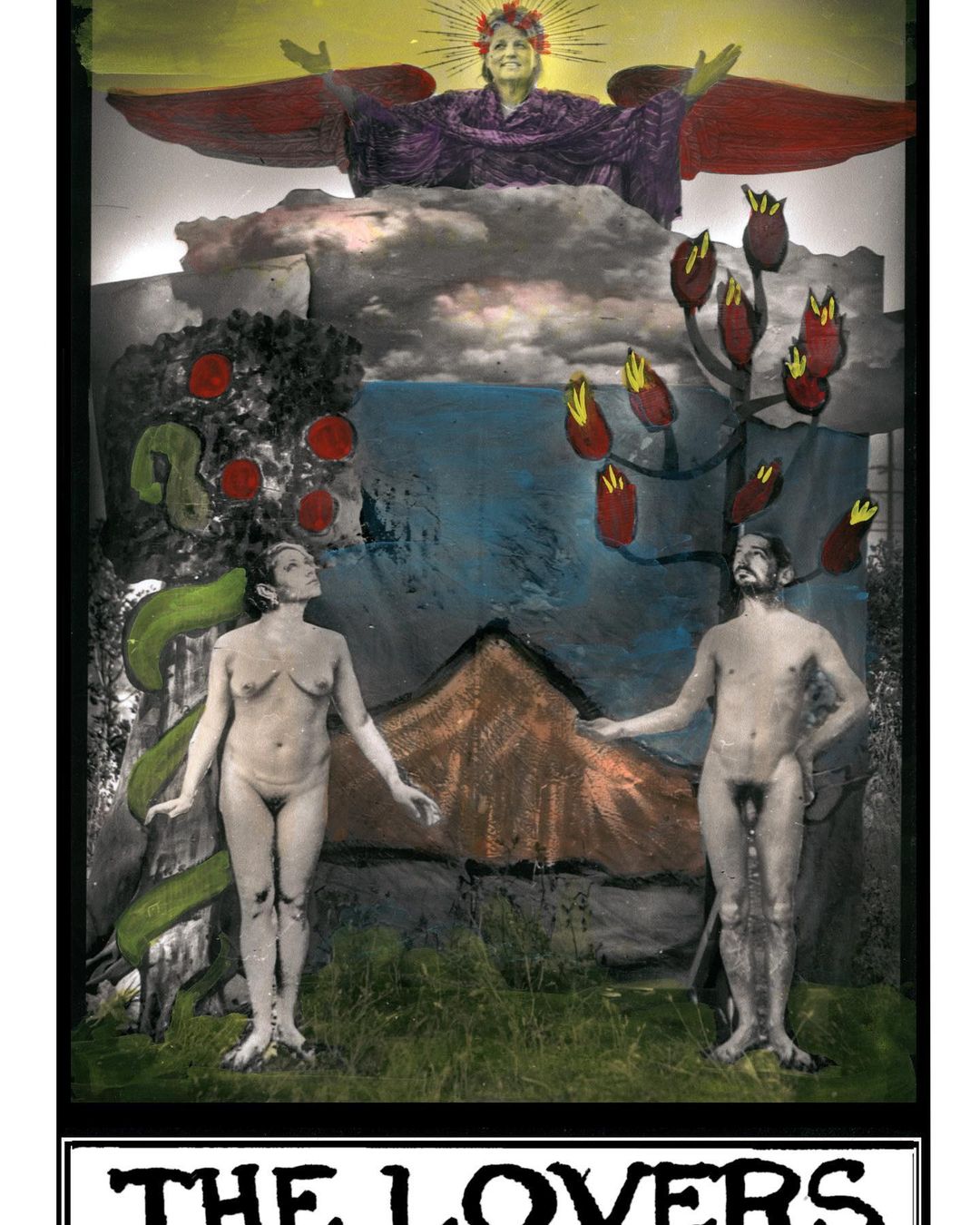 The lovers.our new set of hand colored photographic tarot cards are ready for pr…