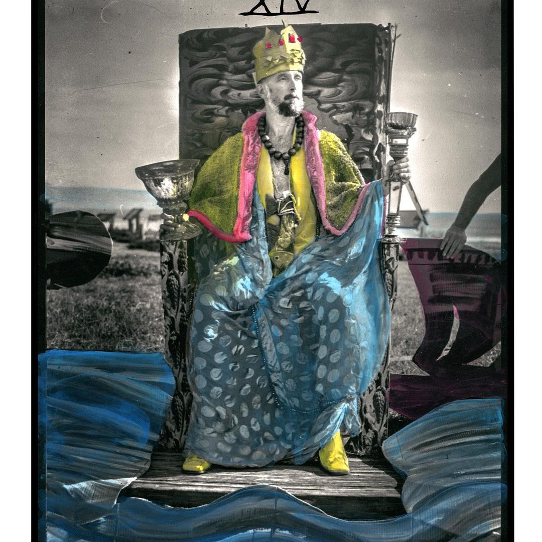 King of cups our new hand colored photographic tarot cards are ready for preorde…