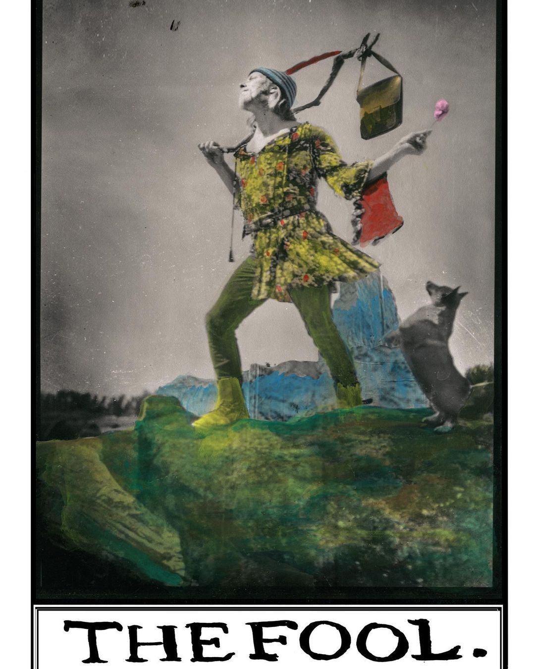 The fool. Our new hand colored photographic tarot cards “JOURNEY TO THE TOWER “a…