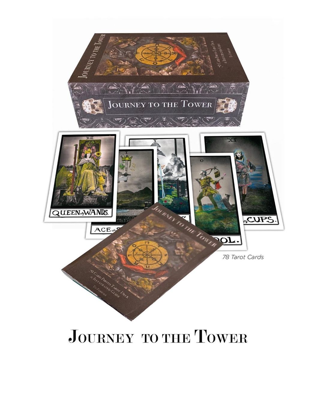 JOURNEY TO THE TOWER our new hand colored photographic tarot deck is ready for p…