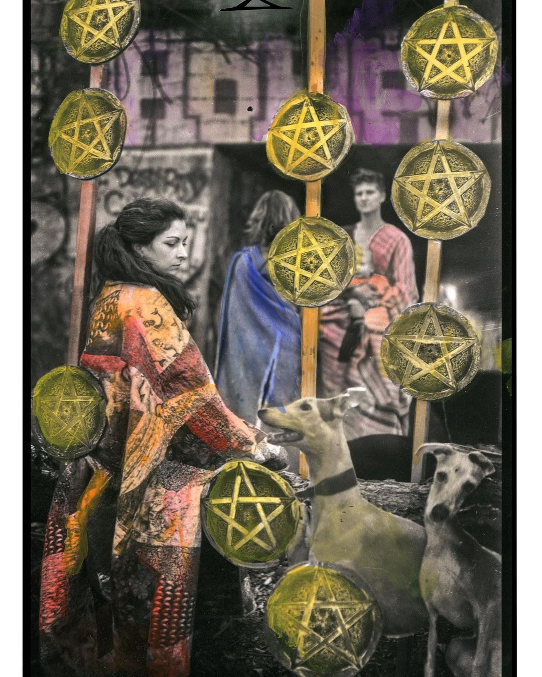 Ten of pentacles. Our new hand colored photographic tarot cards are ready for pr…