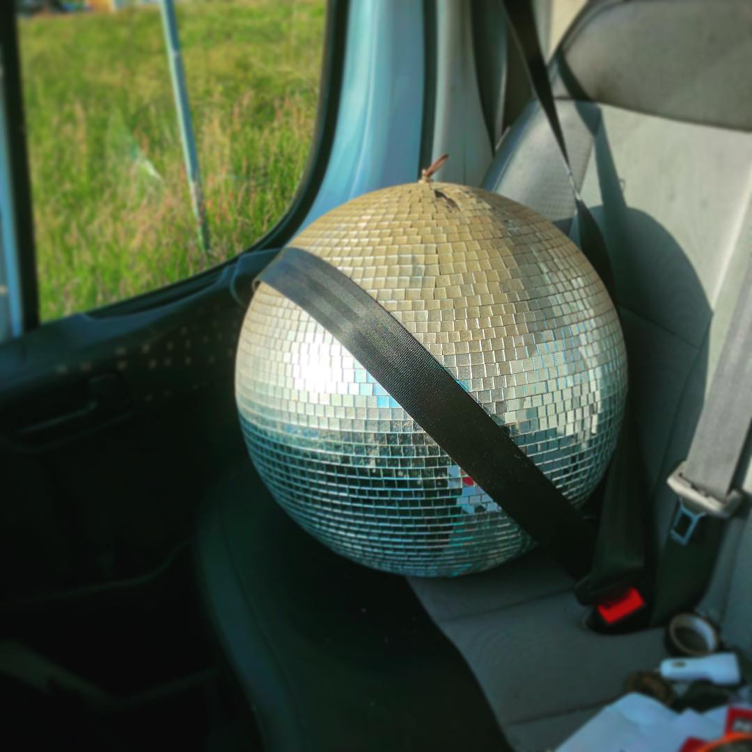 Safety first!  Getting ready to represent the Portland Winter Light Festival at …