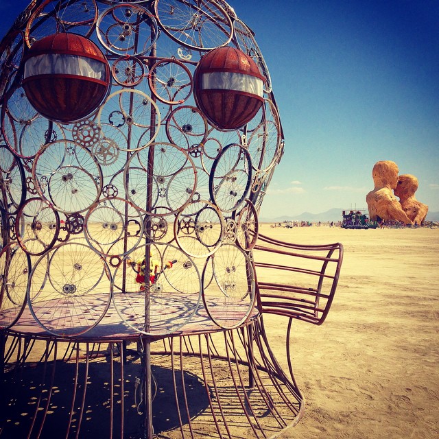 The Racken and Embrace at Burning Man 2014…