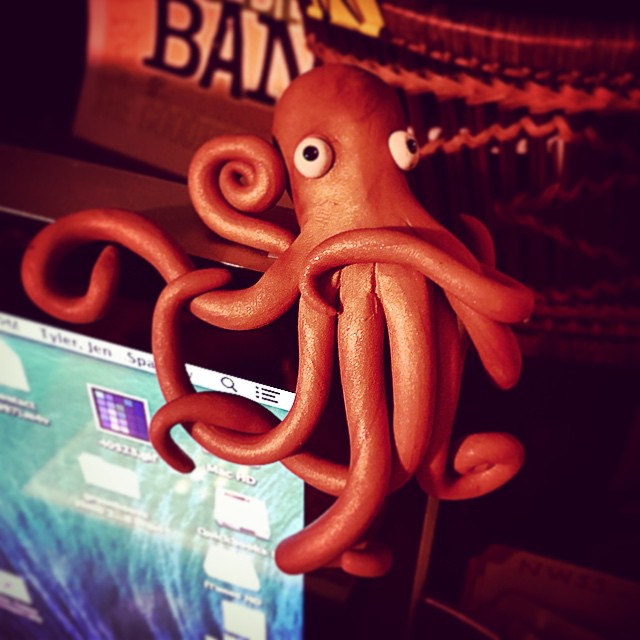 The newest little cephalopod I created….